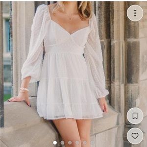Lulus white dress